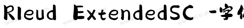 Rleud ExtendedSC 字体转换